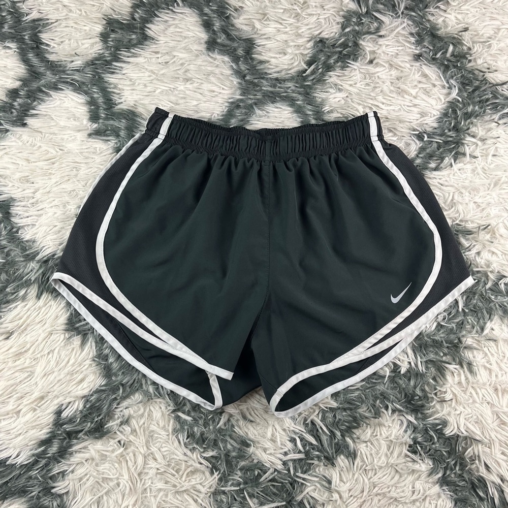 Nike Women's Dri-Fit Dark Gray Running Shorts Size Medium